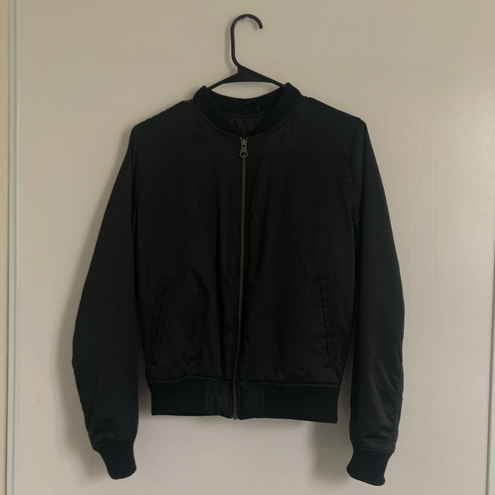 Black Bomber Jacket
